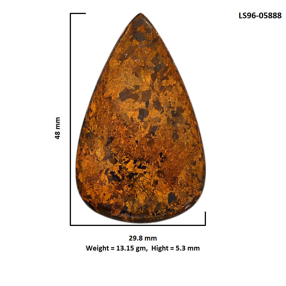 Bronzite 29.8x48x5.3 mm Pear Shape Polished Gemstone LS96-05888