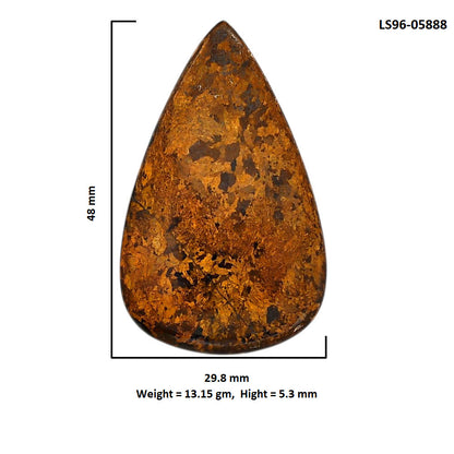 Bronzite 29.8x48x5.3 mm Pear Shape Polished Gemstone LS96-05888