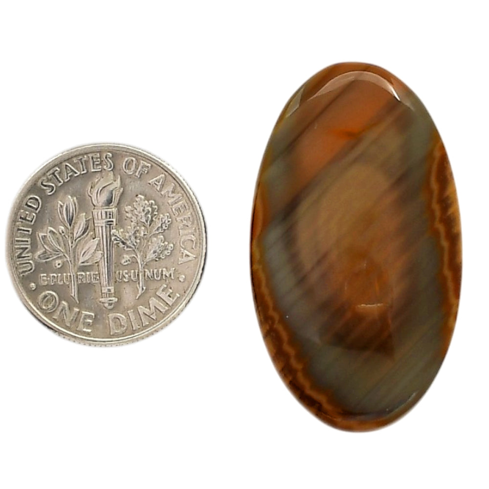 Imperial Jasper 18.6x32.35x4.5 mm Oval Shape Polished Gemstone LS97-05901