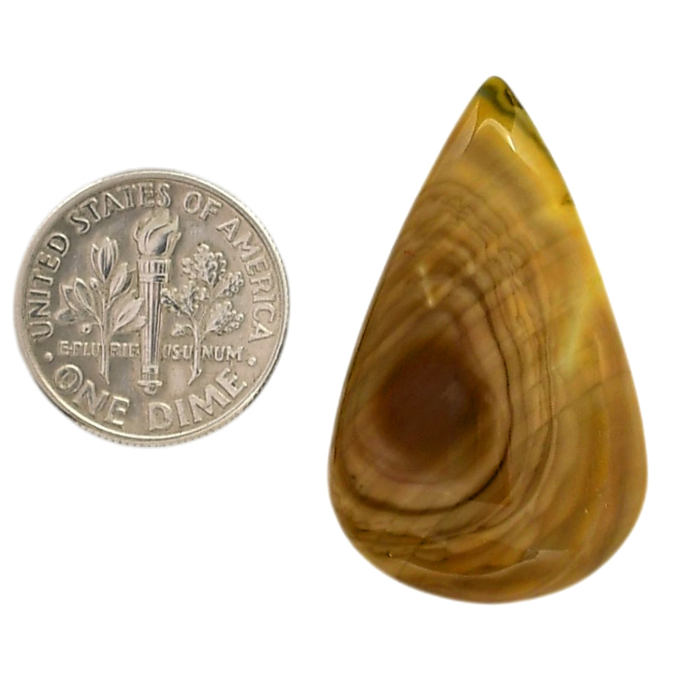 Imperial Jasper 20.2x34.1x6.4 mm Pear Shape Polished Gemstone LS97-05904