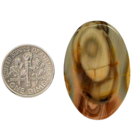 Imperial Jasper 22.25x33.2x5 mm Oval Shape Polished Gemstone LS97-05905