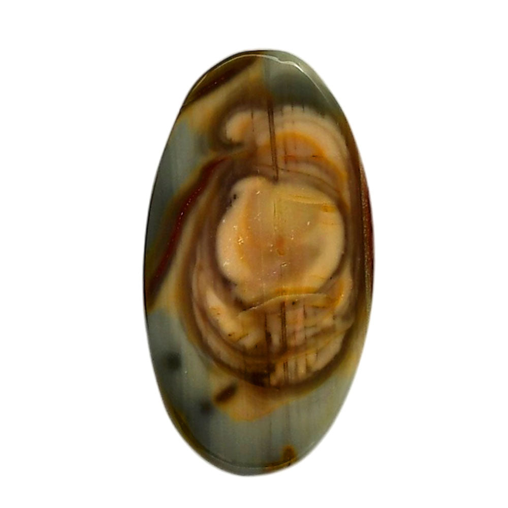 Imperial Jasper 19.7x36.25x4.5 mm Oval Shape Polished Gemstone LS97-05907