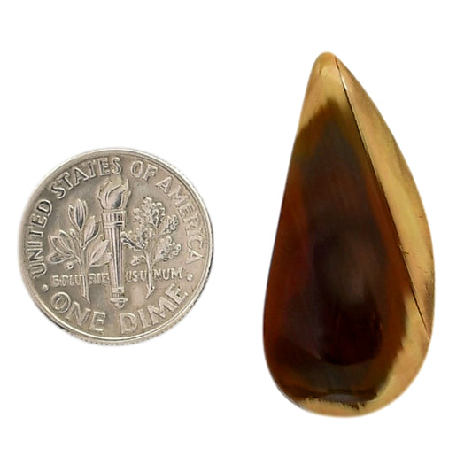 Imperial Jasper 15.6x33.1x5 mm Pear Shape Polished Gemstone LS97-05909