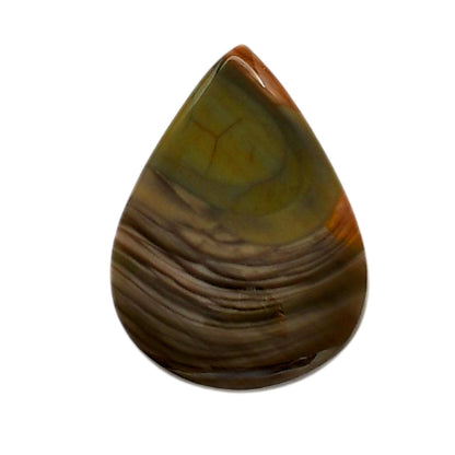 Imperial Jasper 20.6x21.8x5.5 mm Pear Shape Polished Gemstone LS97-05912