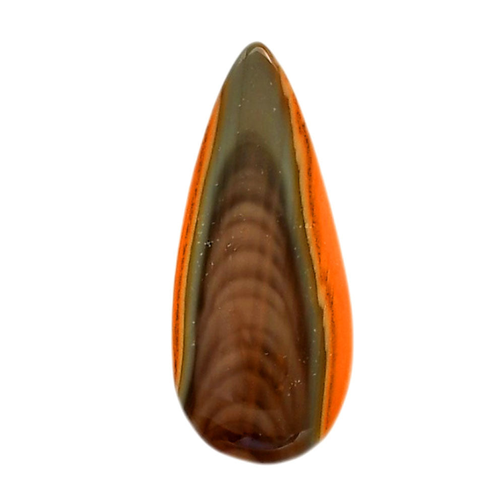 Imperial Jasper 14x32.65x4.7 mm Pear Shape Polished Gemstone LS97-05914