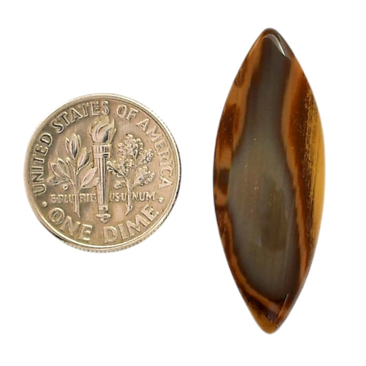 Imperial Jasper 12.7x34.25x5 mm Marquise Shape Polished Gemstone LS97-05915