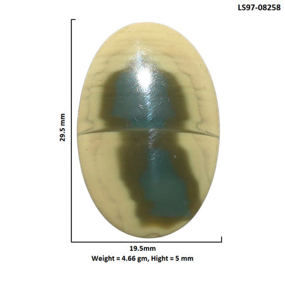 Imperial Jasper 19.5x29.5x5 mm Oval Shape Polished Gemstone LS97-08258