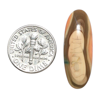 Imperial Jasper 10.7x28.75x5 mm Oval Shape Polished Gemstone LS97-08259