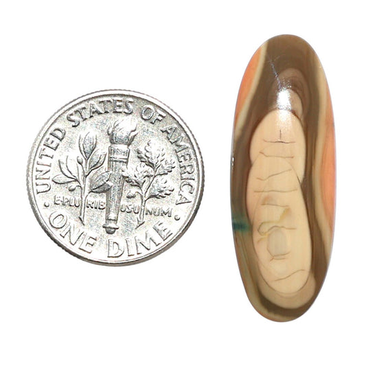 Imperial Jasper 10.7x28.75x5 mm Oval Shape Polished Gemstone LS97-08259