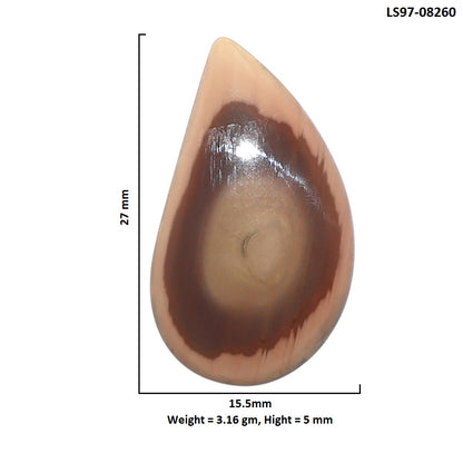 Imperial Jasper 15.5x27x5 mm Fancy Shape Polished Gemstone LS97-08260