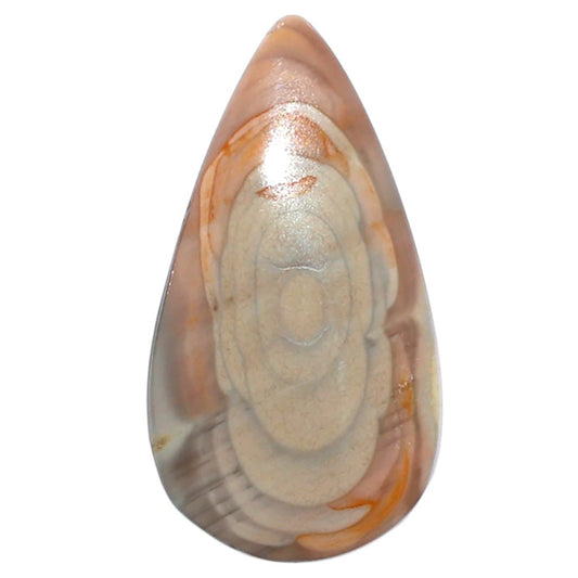 Imperial Jasper 14.6x27.15x4 mm Pear Shape Polished Gemstone LS97-08267