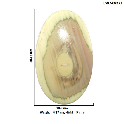Imperial Jasper 18.5x30.15x5 mm Oval Shape Polished Gemstone LS97-08277