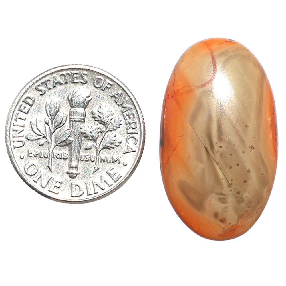 Imperial Jasper 15x26x4.8 mm Oval Shape Polished Gemstone LS97-08283