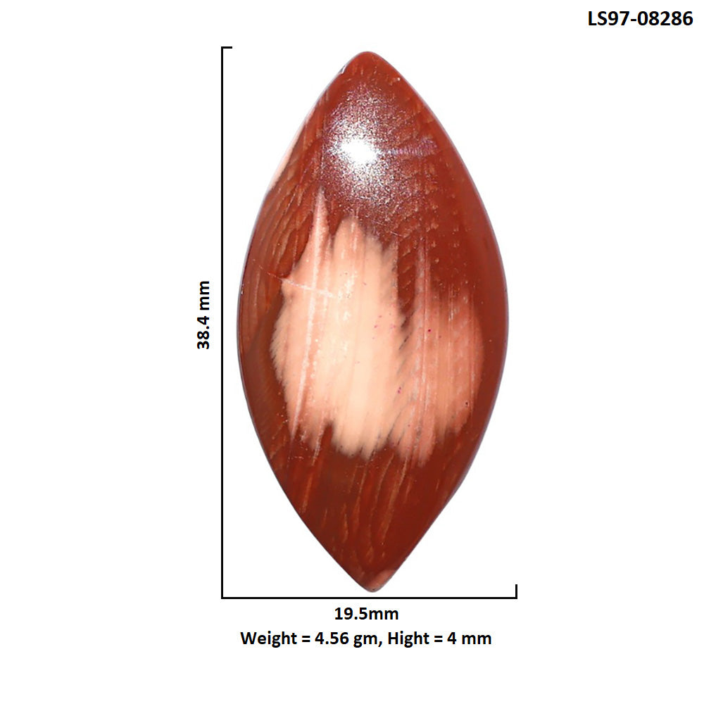 Imperial Jasper 19.5x38.4x4 mm Marquise Shape Polished Gemstone LS97-08286