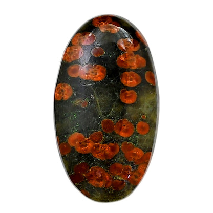Peanut Obsidian 21.25x37.35x6.5 mm Oval Shape Polished Gemstone LS98-05976