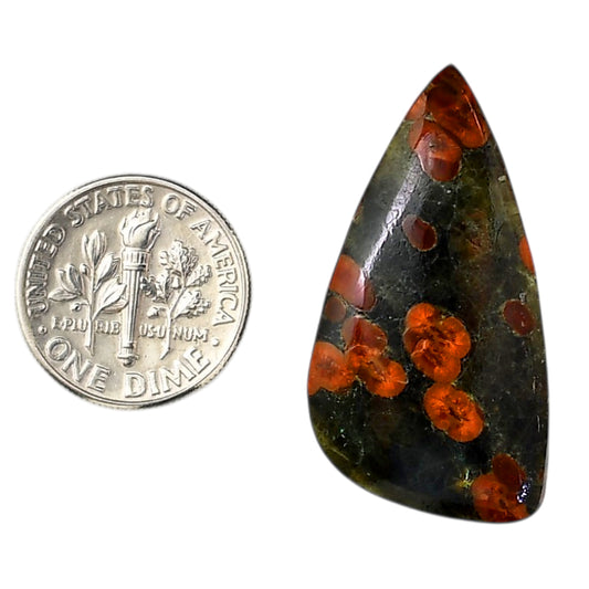 Peanut Obsidian 18.1x34.8x5.6 mm Fancy Shape Polished Gemstone LS98-05982