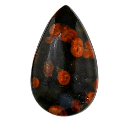 Peanut Obsidian 19x31.5x6 mm Pear Shape Polished Gemstone LS98-05990