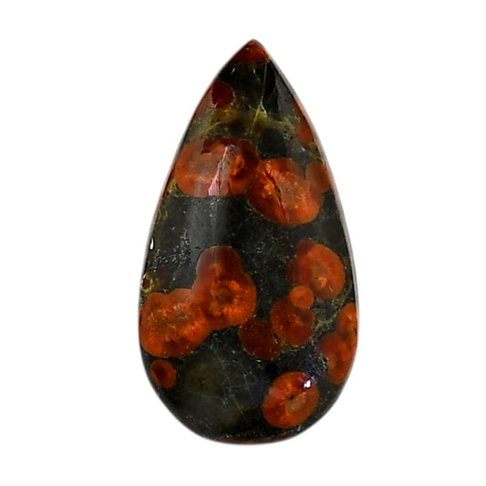 Peanut Obsidian 17.7x32.1x6.5 mm Pear Shape Polished Gemstone LS98-05993