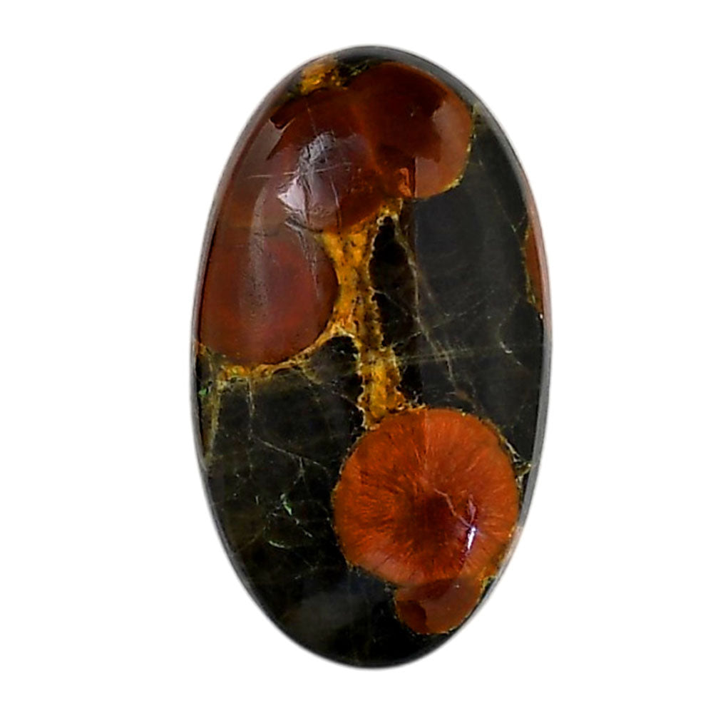 Peanut Obsidian 18.8x32.5x6 mm Oval Shape Polished Gemstone LS98-05994