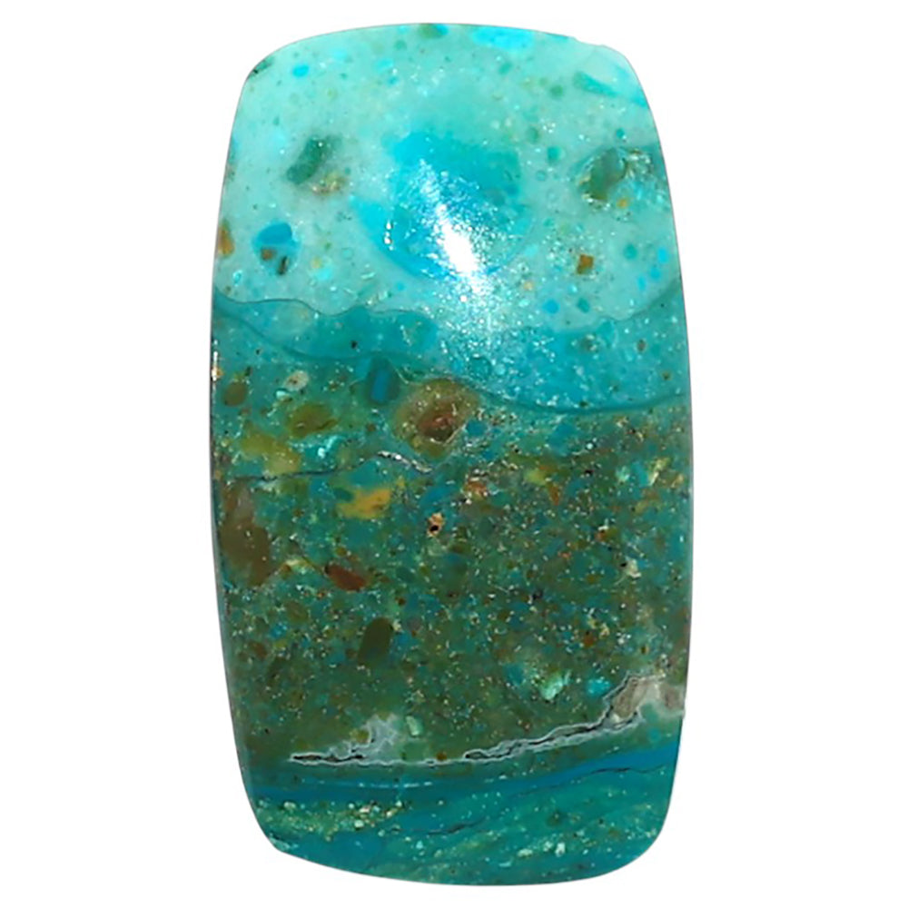Natural Peruvian Opalina 16.3x29x6 mm Cushion Shape Polished Gemstone LS99-010004