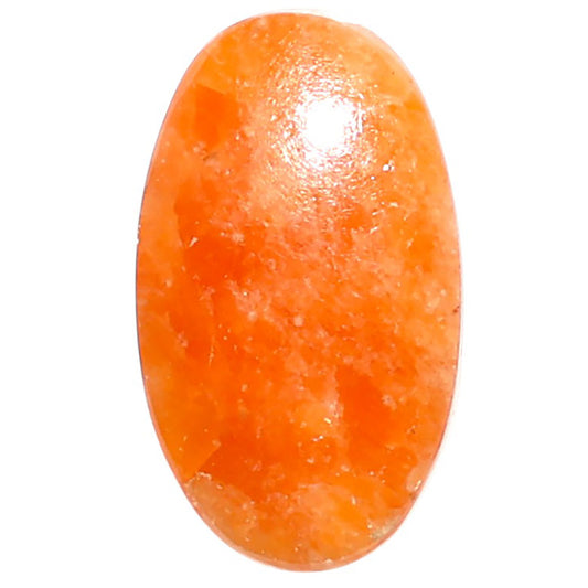 Natural Orange Aventurine 15.4x26.6x6 mm Oval Shape Polished Gemstone LS99-010024
