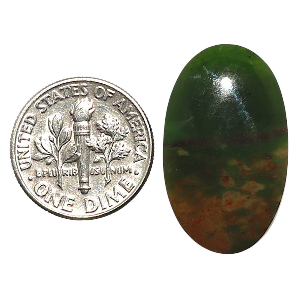 Natural Blood Stone 15.6x26.2x5 mm Oval Shape Polished Gemstone LS99-010058