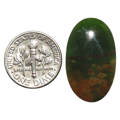 Natural Blood Stone 15.6x26.2x5 mm Oval Shape Polished Gemstone LS99-010058