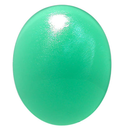 Natural Green Onyx 21.9x26.75x2.7 mm Oval Shape Polished Gemstone LS99-010065
