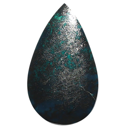 Natural Shattuckite 15.2x26.1x3.5 mm Pear Shape Polished Gemstone LS99-010075