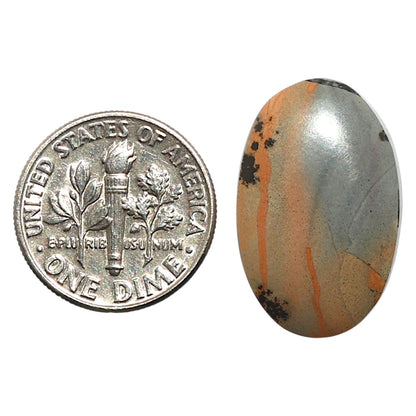 Natural Picture Jasper 14.7x22.8x4 mm Oval Shape Polished Gemstone LS99-010086
