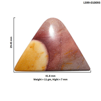 Natural Red Mookaite 29.45x41.8x7 mm Fancy Shape Polished Gemstone LS99-010093