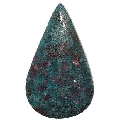 Natural Ruby-In-Kyanite 22.2x37.3x6 mm Pear Shape Polished Gemstone LS99-010265