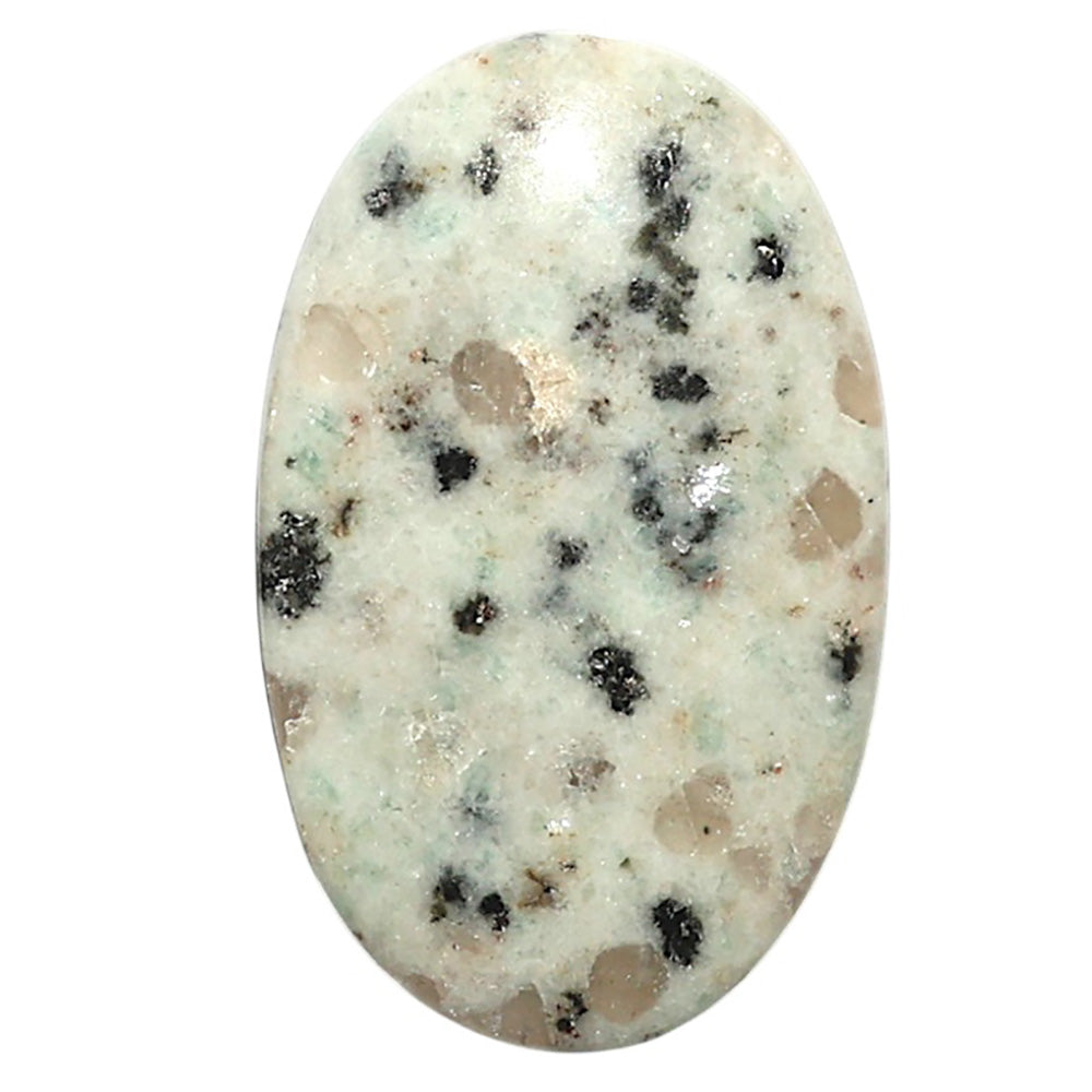 Natural Sesame Jasper 19.7x31.6x4.5 mm Oval Shape Polished Gemstone LS99-010267