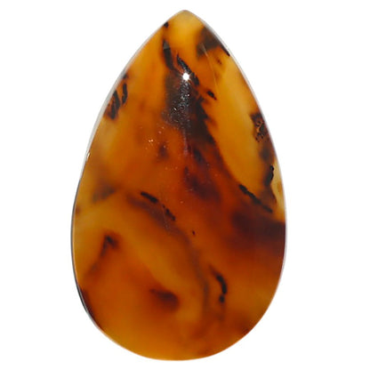 Natural Montana Agate 17.6x28.5x5 mm Pear Shape Polished Gemstone LS99-010279