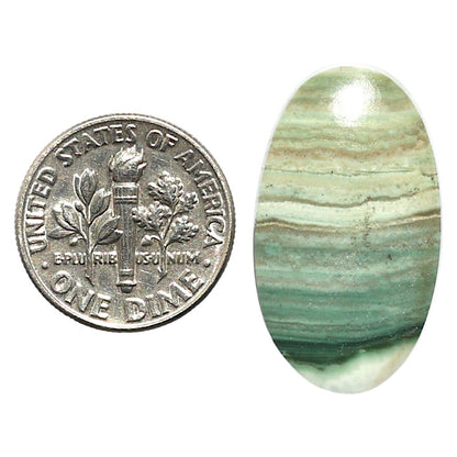 Natural Saturn Chalcedony 15.5x26.85x4.5 mm Oval Shape Polished Gemstone LS99-010284