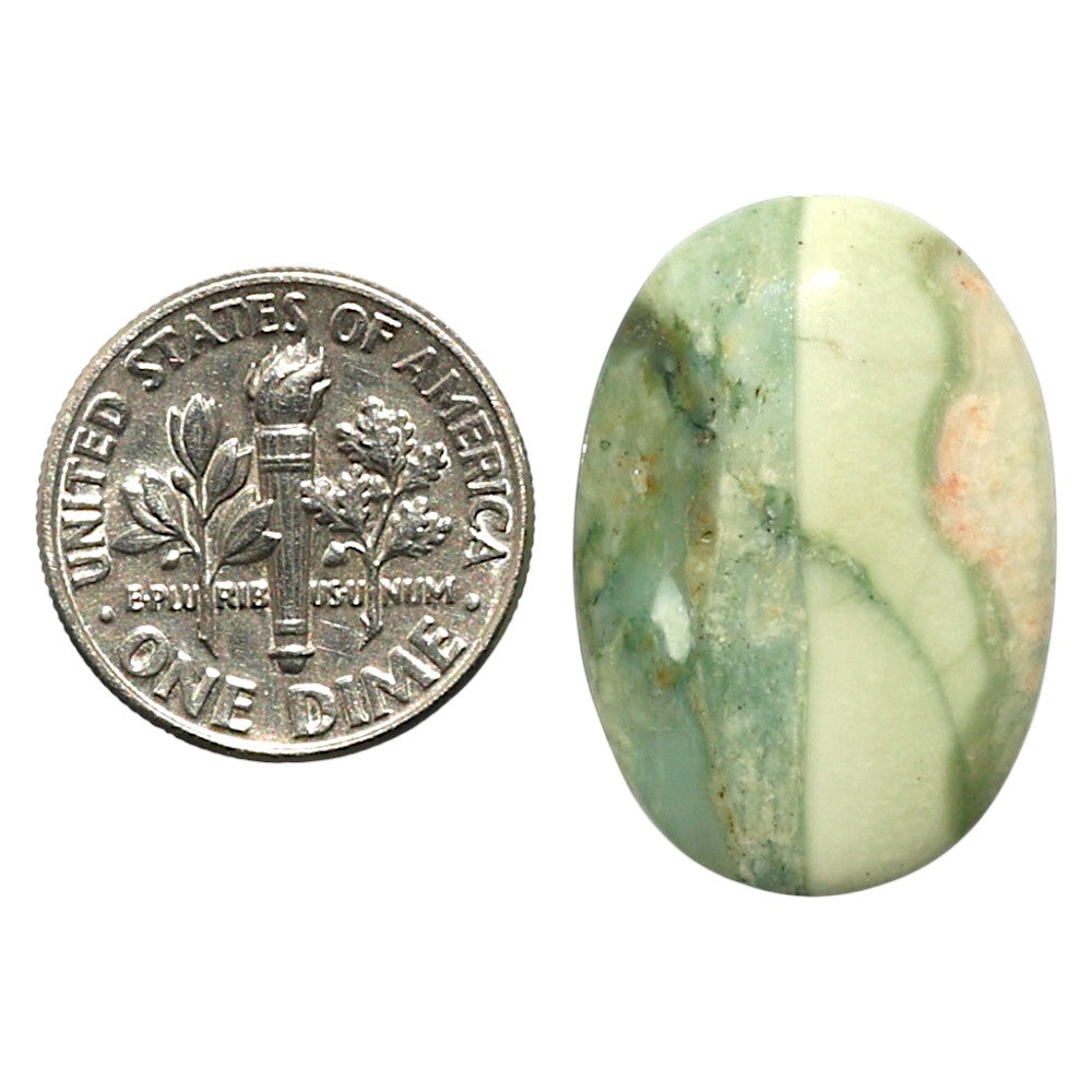 Natural Saturn Chalcedony 17.3x25.15x5 mm Oval Shape Polished Gemstone LS99-010302
