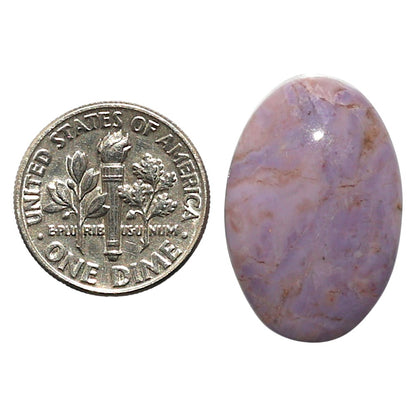Natural Lavender Jade 16.1x24.45x6 mm Oval Shape Polished Gemstone LS99-010306