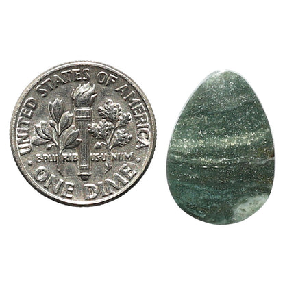 Natural Larsonite Jasper 13.3x19x4 mm Pear Shape Polished Gemstone LS99-010318