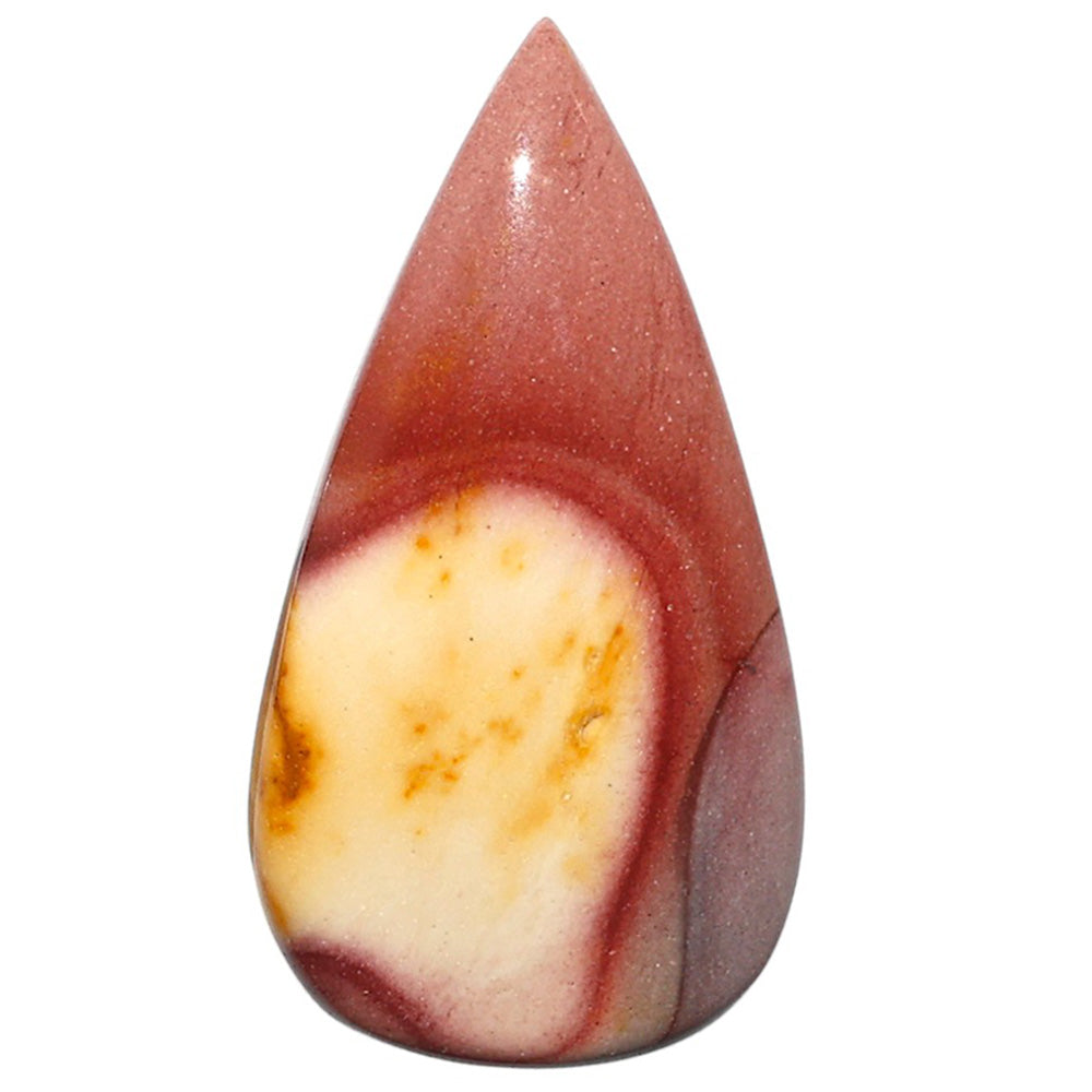 Natural Red Mookaite 23.35x43.9x6.5 mm Pear Shape Polished Gemstone LS99-010332