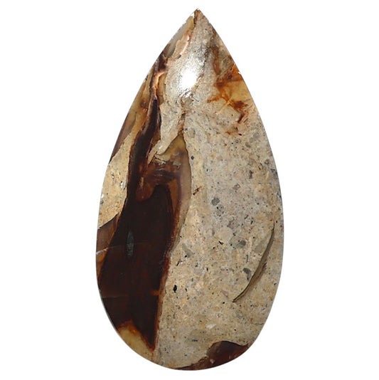 Natural Rock Calcy 20x38.6x5 mm Pear Shape Polished Gemstone LS99-010336