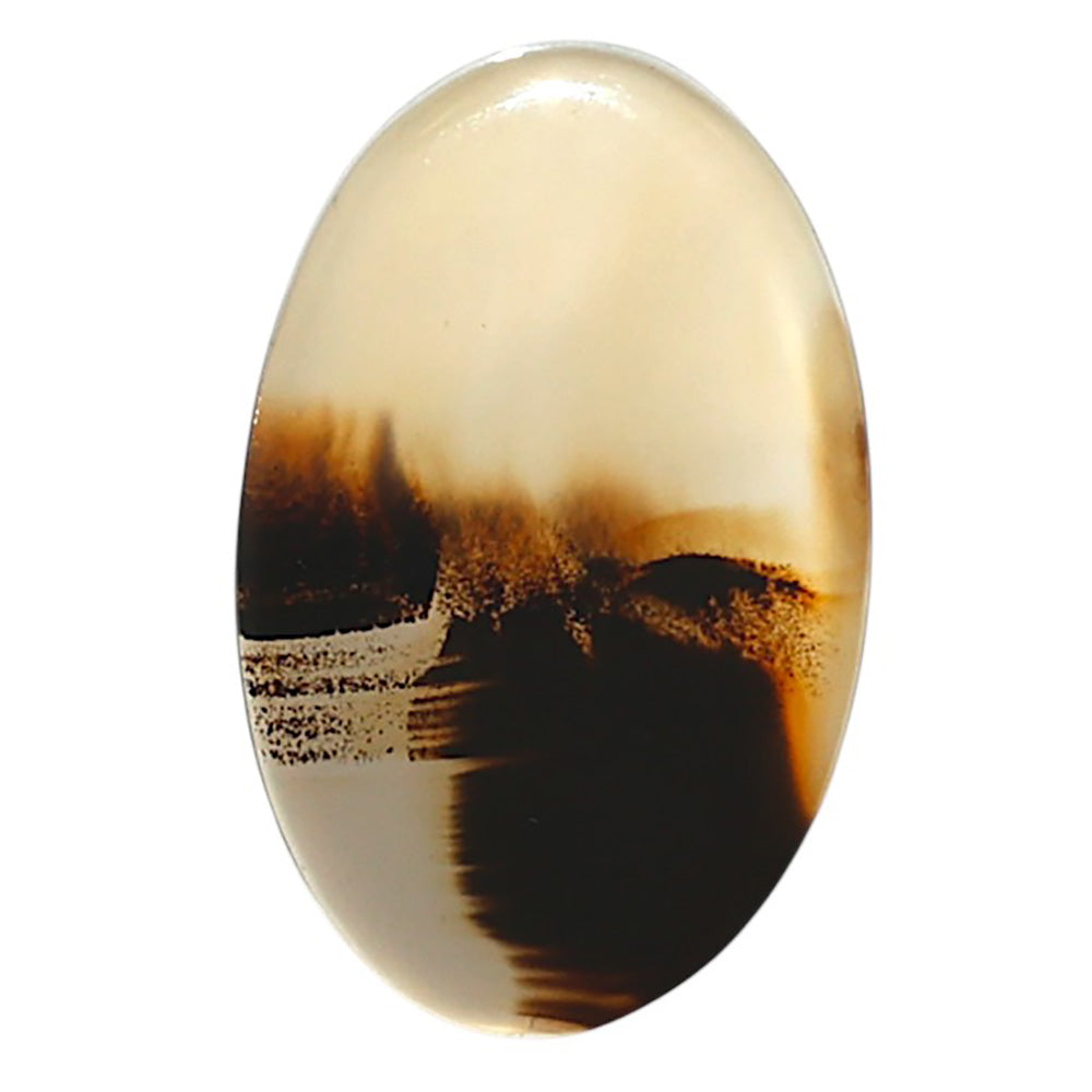 Natural Montana Agate 16x25.1x3.5 mm Oval Shape Polished Gemstone LS99-010355