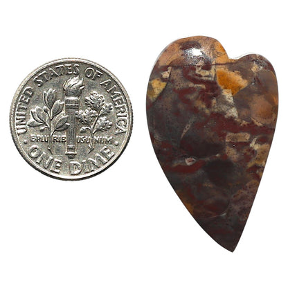 Natural Cherry Creek 19.2x31.9x4 mm Fancy Shape Polished Gemstone LS99-010361