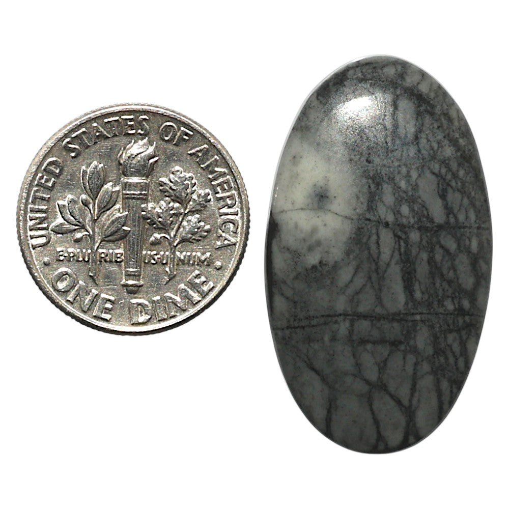 Natural Picasso Jasper 17.5x30.65x4.5 mm Oval Shape Polished Gemstone LS99-010372