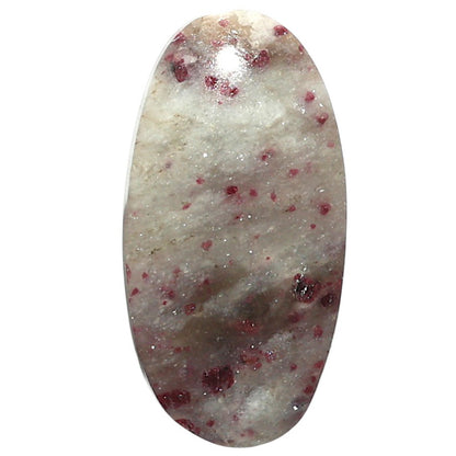 Natural Pink Tourmaline in Quartz 16.2x31.7x5.5 mm Oval Shape Polished Gemstone LS99-010413
