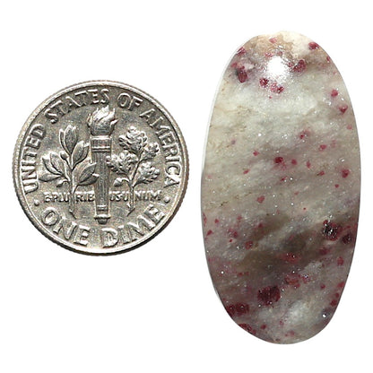 Natural Pink Tourmaline in Quartz 16.2x31.7x5.5 mm Oval Shape Polished Gemstone LS99-010413