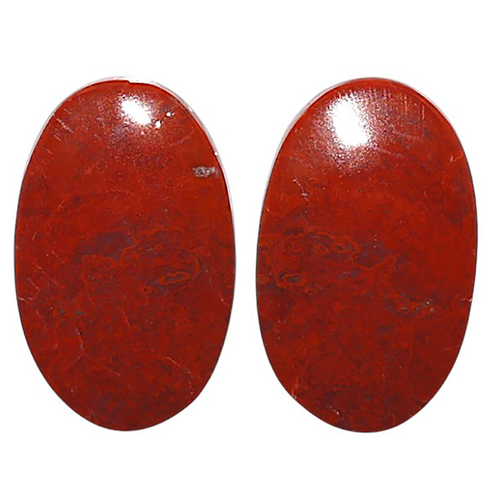 Natural Red Moss Agate 14.3x22.6x4 mm Oval Shape Polished Gemstone LS99-010454
