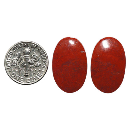 Natural Red Moss Agate 14.3x22.6x4 mm Oval Shape Polished Gemstone LS99-010454