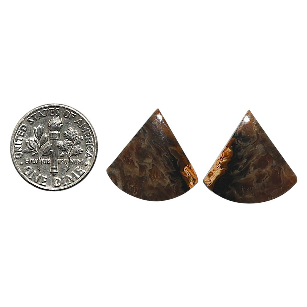 Natural Bat Cave Jasper 19x19x4 mm Fancy Shape Polished Gemstone LS99-010456