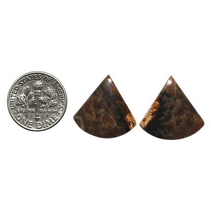Natural Bat Cave Jasper 19x19x4 mm Fancy Shape Polished Gemstone LS99-010456