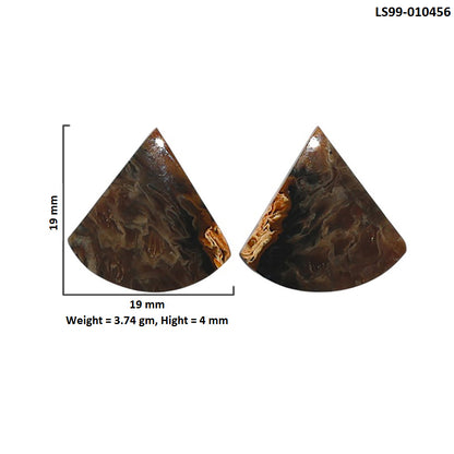 Natural Bat Cave Jasper 19x19x4 mm Fancy Shape Polished Gemstone LS99-010456